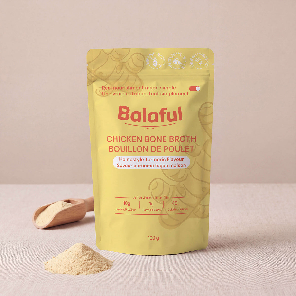 Turmeric Chicken Bone Broth Powder